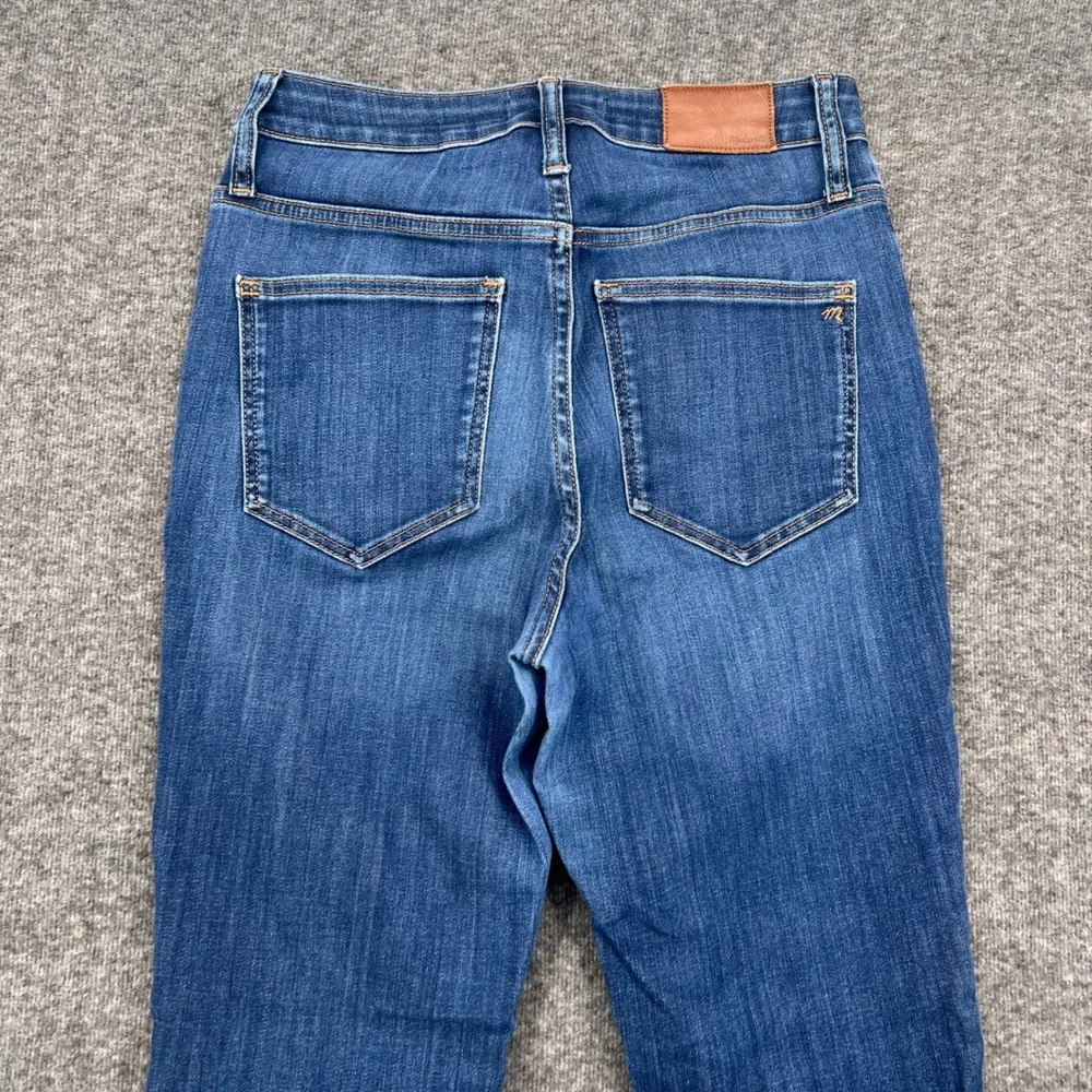 Madewell Curvy High-Rise Skinny Jeans Blue Tencel Blend Size 26 Ankle Boho Chic